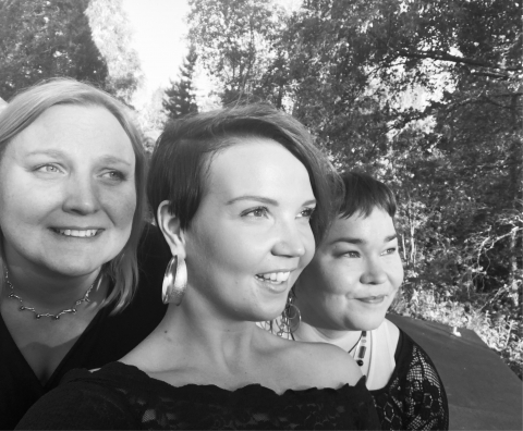 Aurinkoradio: Silja Kuoppala, Henna Leppänen, Hanna Lahtinen Aurinkoradio -Kuopio